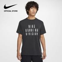 ราคา Nike Dri FIT Mens Rise 365 Running Division Tee Black FZ1130 010 (25176093878)