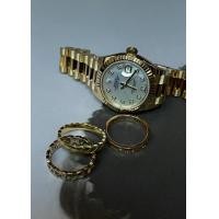 ราคา Lady Datejust รุ่น 279178 หรูหรา ละเอียดประณีต ทันสมัย ใส่ได้ทุกโอกาส ขนาดเส้นผ่านศูนย์กลาง 31 มม ตัวเรือนและสายทองเหลือง 18K ทั้งเรือน หน้าปัดสีเงิน ขีดเลขตัวเรือนประดับเพชร (26485336699)