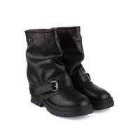 ราคา Minx รุ่น Hailey รองเท้าบูท ทรงสูง ประดับเข็มขัด (25699736798)