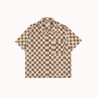 ราคา Madmatter Hawaiian Shirt เสื้อเชิ้ต ฮาวาย Color Off White Lace Trim Pre Order 7 Days (126313700654)