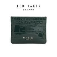 ราคา Ted Baker Womens Coly Croc Effect Card Holder DARK GREEN (24187141291)