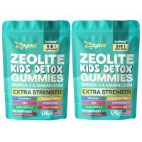 ราคา Zeolite Kids Detox Gummies Mixed Berry Flavor Zoyava 9 in 1 Kid Supplement for Brain Immune Vitamin and Overall Healthcare 60 Edible Gummies Made in USA For Ages 3 (26399624955)