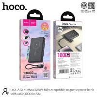 ราคา HOCO A22 พาวเวอร์แบงค์ไร้สาย 10000mAh ชาร์จเร็ว PD 20W QC 22 5W พร้อมสายชาร์จในตัว Power bank พาวเวอร์แบงค์ hc2 (126250323098)