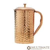 ราคา Indian Art Villa เหยือกน้ำทองแดง 2 ลิตร กระติกน้ำทองแดง ขวดทองแดงอินเดีย (25523990305)