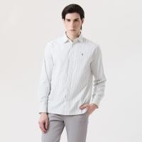 ราคา LTD เสื้อเชิ้ตลายทางแนวตั้ง ผู้ชาย สีออฟไวท์ Shirt with Vertical Stripes 03600 (25235537528)