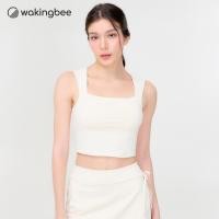 ราคา Wakingbee x Taew Donna Bratop สปอร์ตบรา ทรงคร้อปยาวพิเศษ ใส่ลงน้ำได้ คอเหลี่ยมสวย ผ้ากันยูวี แห้งไว มีฟองน้ำ (25077676208)