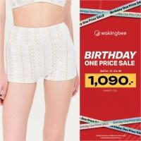 ราคา Wakingbee Cove Shortie White กางเกงว่ายน้ำ เลกกิ้งสั้น เอวสูง พรางหุ่น ไม่โป๊ ทำจากผ้าถักลูกไม้ ผ้าแห้งไว กันแบคทีเรีย (24155822131)