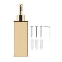 ราคา Ready Liquid Soap Dispenser Bathroom Wall Mounted Gold Shower Gel Detergent Shampoo Bottle for Kitchen Hotel Home (23128020752)
