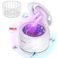 ราคา Ultrasonic Retainer Cleaner 180ML 45kHz Portable Ultrasonic Jewelry Cleaner Quiet Operation Ultrasonic Cleaner Machine for All Dental AppliancesDenturesAlignersMouth GuardsNight Guards Pink (247760128