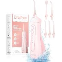 ราคา Oralfree Water Flosser Teeth Pick Dental Cordless Portable Floss Picks Rechargeable Travel Pik Irrigation Cleaner IPX7 Waterproof Oral Irrigator Electric Flossing Machine for Home Teeth Cleaning (2477