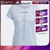 ราคา adidas Running Terrex Agravic Trail Running Tee Women Blue HL1730 (22439737108)