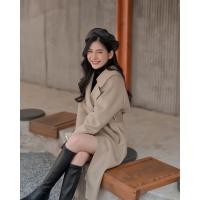 ราคา Trenchcoat เสื้อโค้ทหญิง เสื้อโค้ท เสื้อโค้ทหนาว เสื้อโค้ชยาว เสื้อกันหนาว ผ้าวูลแท้ 100 เสื้อโคชหญิง wool กันหนาวเสื้อโค้ท เสื้อกันหนาวเกาหลี (17809881947)