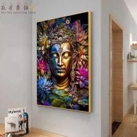ราคา พระพุทธรูปสีพระพุทธรูปโปสเตอร์บ้านห้องนั่งเล่นวัดพระธรรมกายตกแต่งผนังของขวัญภาพจิตรกรรมฝาผนังพิมพ์ผ้าใบภาพจิตรกรรมฝาผนัง (21481958234)