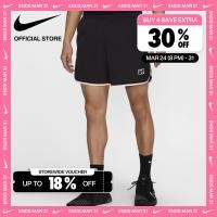 ราคา Nike Dri FIT Mens Gym Heritage 5In Shorts Black ไนกี้ กางเกงขาสั้นผู้ชาย Gym Heritage สีดำ HJ4088 010 (24004993800)