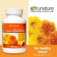ราคา Exp 06 27 Trunature Lutein Zeaxanthin 140 Softgels วิตามินบำรุงสายตา ขนาด 140 เม็ด ไม่มีแผงกระดาษค่ะ (25569372441)