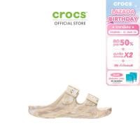 ราคา CROCS รองเท้าแตะผู้หญิง SATURDAY SANDAL MARBLED รุ่น 213297 2Y3 BONE MULTI (25399379069)