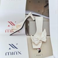 ราคา Minx รุ่น Amelia รองเท้าส้นสูง ประดับโบว์ ผ้าซาติน (22487068585)