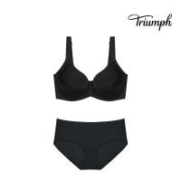 ราคา Triumph Set เซ็ตคู่เสื้อชั้นใน กางเกงชั้นใน เสื้อชั้นในมีโครง Form Beauty 162 WP สีดำ และ Maximizer 736 Hipster สีดำ (23967341243)
