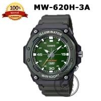 ราคา CASIO ของแท้ รุ่น MW 620H นาฬิกาชาย ทนทาน มีไฟ แสงสว่าง พร้อมกล่องใบรับประกัน 1 ปี MW620 MW 620 (22523330390)