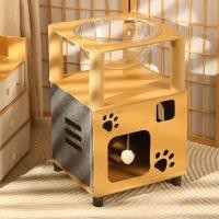 ราคา NewSouth บ้านแมว คอนโดแมว ประหยัดพื้นที่ ลับเล็บแมว ตู้เก็บสัตว์เลี้ยงอเนกประสงค์ ตู้ผสมหลุมแมว (126640368123)