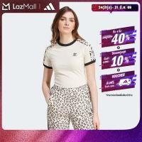 ราคา adidas ไลฟ์สไตล์ เสื้อยืด 3 Stripes ลายเสือ ผู้หญิง สีขาว IW8474 (26291968081)