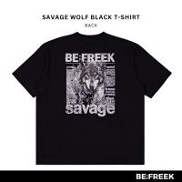 ราคา BEFREEK เสื้อยืดสกรีนลาย SAVAGE WOLF ทรงใหม่ OVERSIZED สีดำ SAVAGE WOLF BLACK NEW OVERSIZED T SHIRT (26320819700)