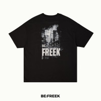 ราคา BEFREEK เสื้อยืดสกรีนลาย FREEK STREET ทรง OVERSIZE สีดำ FREEK STREET OVERSIZE BLACK T SHIRT (126724575089)