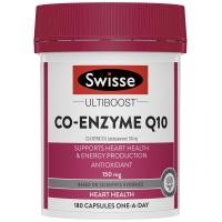 ราคา Swisse Co Enzyme Q10 ต้านอนุมูลอิสระ 50เม็ด 180เม็ด EXP06 2028 (23266470782)