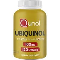 ราคา Qunol Ubiquinol Active CoQ10 100 mg 120 Softgels No 4066 (126206722834)