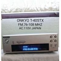 ราคา เครื่องรับวิทยุ clock TIMER PROGRAM FM AM HIEND IR MINI COMPO TUNER T 405FX ONKYO รับ คลื่น ไทย 76 108 MHZ ใช้ไฟ AC 110V ระบบ stereo ชัดเจน USED ITEMS FROM JAPAN (25921905576)