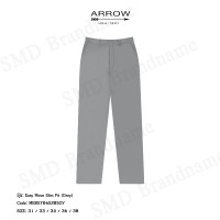 ราคา Arrow กางเกงสแล็ค ขายาว ทำงาน รุ่น Easy Move Slim Fit Grey Code MEBS706S2BSGY (24756757068)