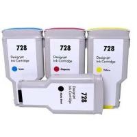 ราคา ตลับหมึกเทียบเท่า HP728 กล่องHP Designjet T730 T830 ตลับหมึก F9J67A (25105155193)