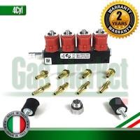 ราคา Rail Gas Injector IG1 4 cyl รางหัวฉีดแก๊ส ยี่ห้อ Rail 4 สูบ Rail GAS INJECTOR 4 cyl สำหรับแก๊ส LPG CNG ระบบหัวฉีด รางหัวฉีดแท้จาก Italy (454601700)
