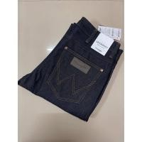 ราคา ผ้าดิบ WRANGLER GREF09 กางเกงยีนส์ผู้ชาย เอวกลาง ทรงกระบอก ยีนส์ไม่ยืด แรงเลอร์ สีมิดไนท์ ราคาป้าย 2290 บาท แท้ (22836498712)