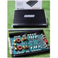 ราคา เพาเวอร์แอมป์ MT X733 DK MOTOR ขับเสียงกลาง 4ch คลาส AB 4 แชล แนล เสียงดี ชัดใส เพาเวอร์ขับกลาง แหลม (23379642656)