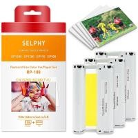 ราคา เข้ากันได้สำหรับ Canon Selphy หมึกสีและชุดกระดาษ CP1500 CP1300 CP1200 CP910 CP900กระดาษภาพถ่ายเครื่องพิมพ์ KP 36IN 6นิ้ว (23763786069)