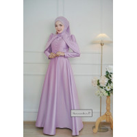 ราคา ชุดเดรสมุสลิม ชุดอิสลาม เดรสใส่ออกงาน ชุดใส่รายอรุ่นลิซ่าพร้อมส่ง (25710188812)