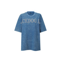 ราคา BLACKDOG BKK blink blink t shirt เสื้อยืดตกแต่งเพชรที่อก AH001 (26113601843)