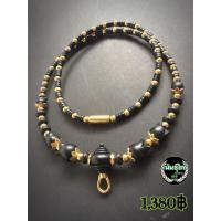 ราคา สร้อยคอคล้องพระกะลา ไม้งิ้วดำ ทองเลเซอร์ไม่ลอกไม่ดำพร้อมสปริงก้ามปูทองเลเซอร์ (11309345433)