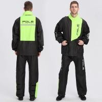 ราคา POLE RACING ชุดขี่มอเตอร์ไซค์กันน้ำ เสื้อกันฝนและกางเกงแยกชิ้น (25708949405)