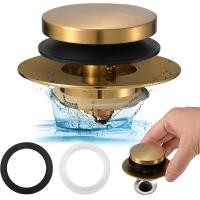 ราคา Bathtub Drain Stopper Uxoz Universal Tub Stopper for Replacing Tip Toe Trip Lever Lift Turn Tub Drain Bath Tub Drain Stoppers Desiged for 1 5 to1 72 Drain Hole with 3 O Rings Chrome Plated (2546993157