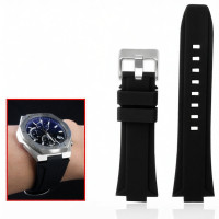 ราคา สายนาฬิกาไนลอนยางสำหรับ Casio Edifice EFB 680 EFS S570 สายนาฬิกาแบบยางซิลิโคนแบบหนากลาง มีสายคล้องนาฬิกาแบบยืดหยุ่นได้ (21923599645)