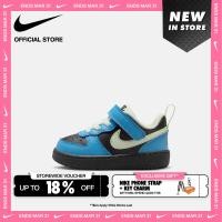 ราคา Nike Baby Toddler Court Borough Low Recraft Shoes Black DV5458 012 (26298958460)