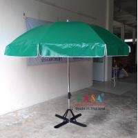ราคา ร่มแม่ค้า ร่มสนาม ขนาด50นิ้ว แกนโครเมี่ยม ร่มชายหาด ผ้าใบ กันแดด กันน้ำ ผลิตในไทย outdoor umbrella ราคายังไม่รวมขาตั้ง (3407784956)