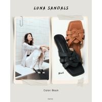 ราคา รุ่นใหม่ Karine รองเท้าแตะรุ่น Luna Sandals ส้น 1 นิ้ว (25445066030)