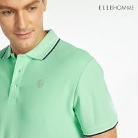 ราคา ELLE HOMME POLO เสื้อยืดโปโลคอปก แขนสั้น สกรีนโลโก้ EH สวมใส่สบาย สีเขียวมิ้นต์ W8K903 (22519057891)