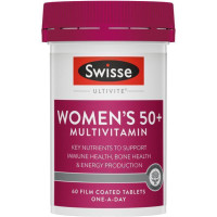 ราคา Swisse Mens Womens Multivitamin 50 60 Tablets วิตามินรวมสำหรับผู้ชาย ผู้หญิงวัย 50 (26031635307)