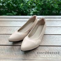 ราคา รองเท้าคัทชูส้นเตี้ย by Customshoes (26316040384)
