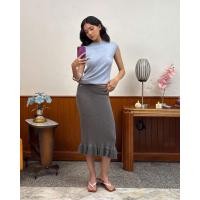 ราคา CUPPA PIE Skirt กระโปรงไหมพรม ทรงสอบเอวยางยืด เพิ่มความน่ารัก ด้วยดีเทลระบายที่ชายกระโปรง เนื้อผ้ามีความยืดหยุ่น ใส่สบาย (23435315016)