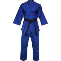 ราคา ชุดยูนิฟอร์มยูโด ครบชุด Judo Jujitsu ยูยิตสู มีขาว น้ำเงิน ผ้าฝ้าย หนา 480 g มีไซต์ 110 190 cm (25187985038)